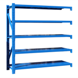 中型貨架副架2000×500×2000mm(五層,500kg/層,藍色)
