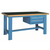 重型工作臺高分子桌板帶兩吊抽，GF1500-B，GF1800-B，GF2000-B