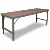 重型硬木鋼制臺(tái)面可折疊升降工作臺(tái)，WBF-TH-3096-95