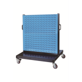 移動型雙面物料架960×640×1156mm(4百葉)，XKM-2204