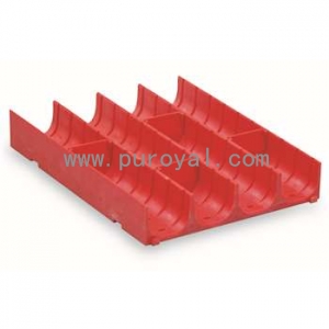 工具柜分類槽，紅色塑料分類槽4格 150×150×28mm，SH-11