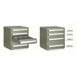雙軌工具柜580×525×665mm(四個(gè)抽屜) 綠色，F(xiàn)C-665N