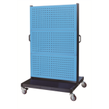 移動型雙面物料架960×640×1605mm(6方孔)，XKM-2360