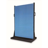 固定型雙面物料架960×630×1450mm(4方孔2百葉)，KR-2342
